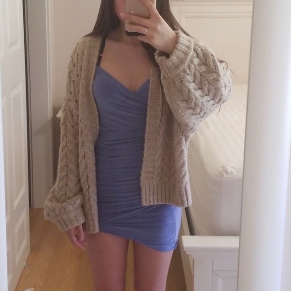 Kendall and Kylie chunky oversized cardigan